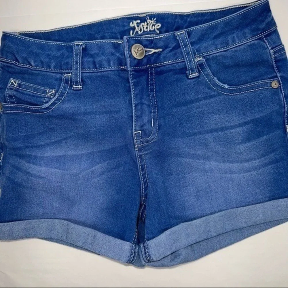 Justice Denim Shorts Size‎ 12